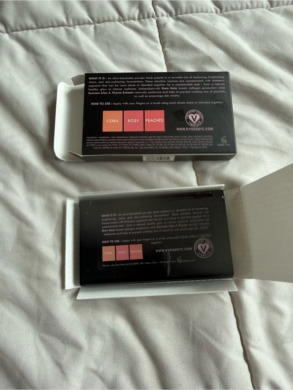Blushing Beauty Luminous Blush Palette — Black with Pink Logo